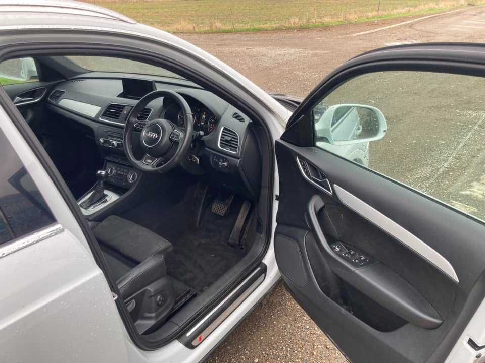 Полу кожен салон ауди q3 ку3 audi s-line рекаро