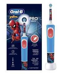 Детска електрическа четка за зъби Oral-B Pro Kids Spiderman, 2D почист