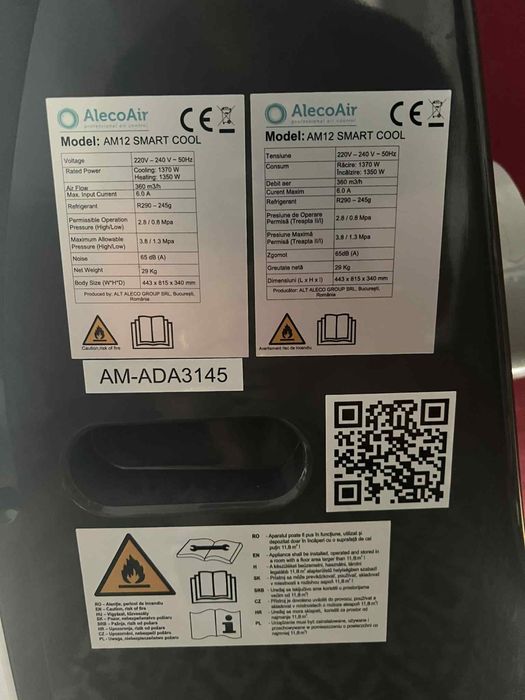Aer conditionat portabil Aleco Air