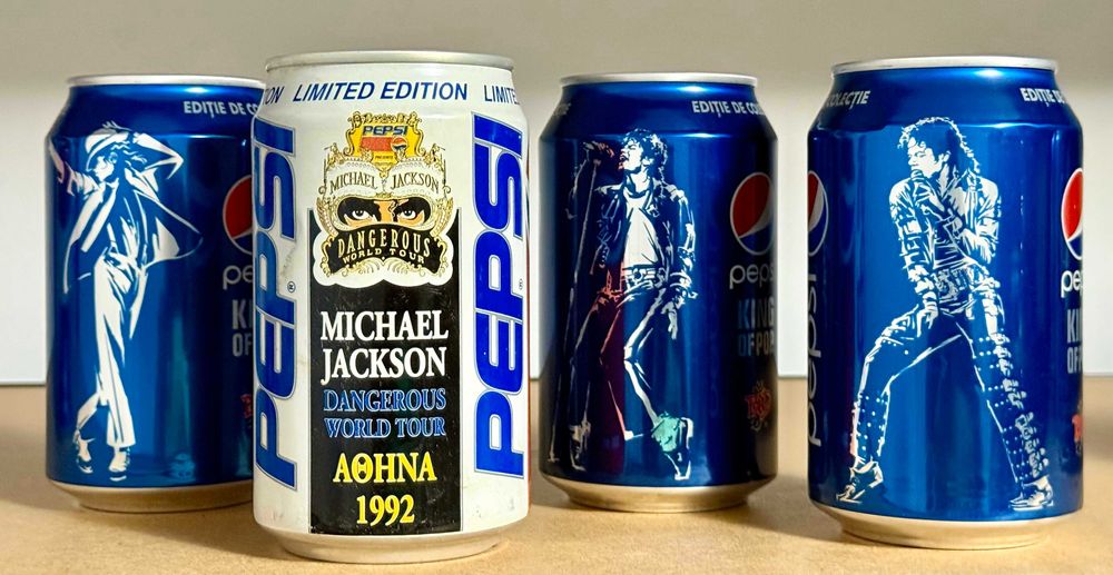 Colecție doze Pepsi unicat, începută în anii 90