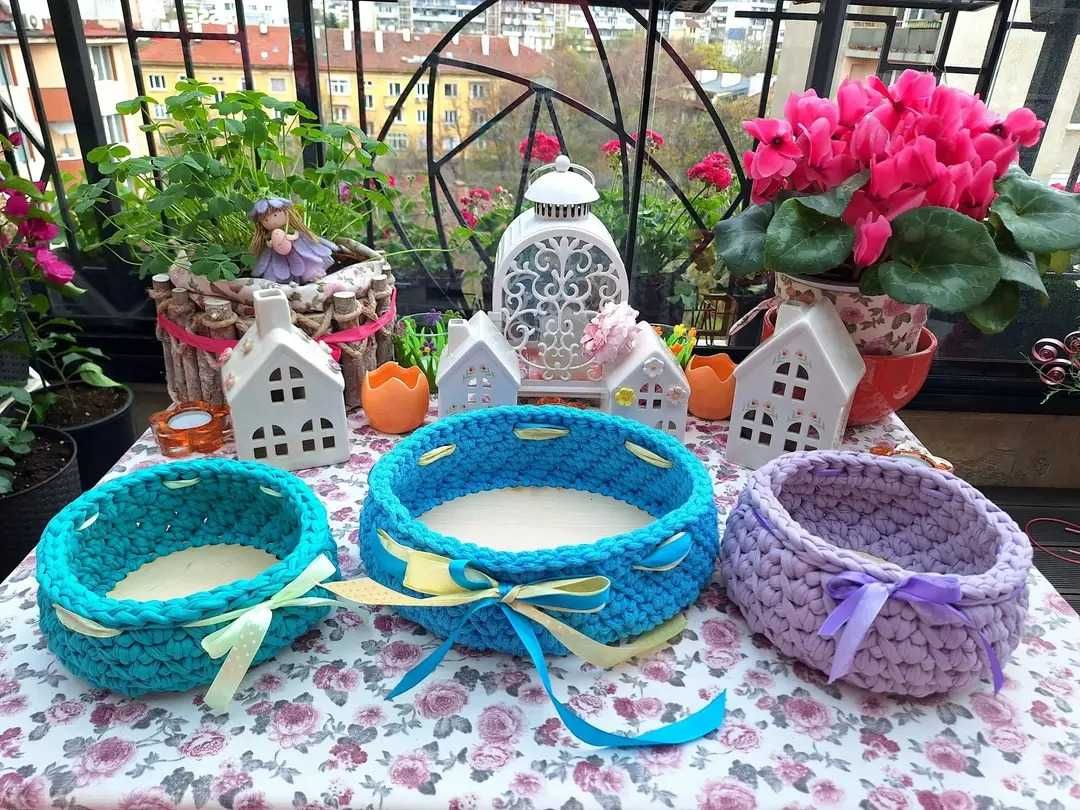 Плетени панери за декор и съхранение  (FB : Pink Rainbow)