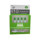 Комплект акумулаторни батерии STELS, 1.5V, 550mAh, AAA, Lithium-Ion