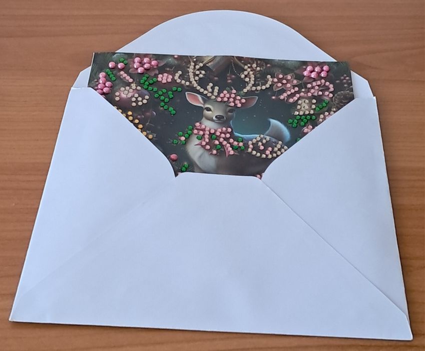 Set pentru cadou: Felicitare handmade+ Gentuță Copacul Vieții