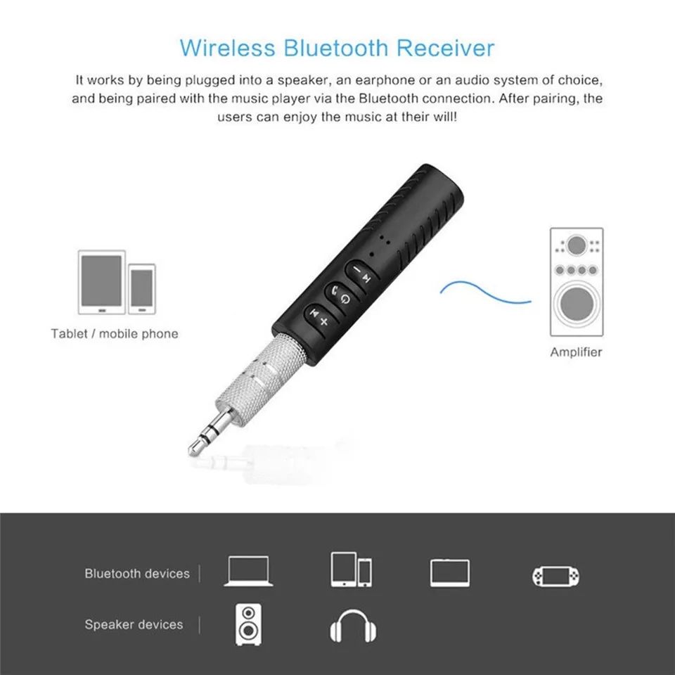 Receptor audio Bluetooth car kit receiver