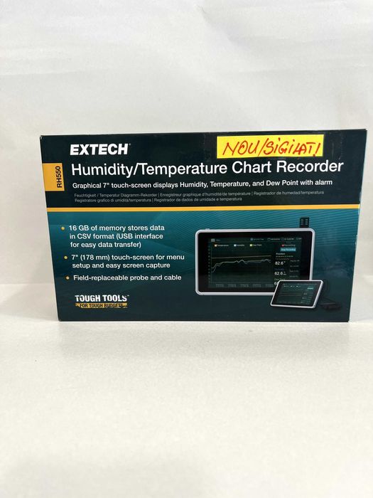 Inregistrator EXTECH RH 550  de umiditate/temperatura,NOU/Sigilat!