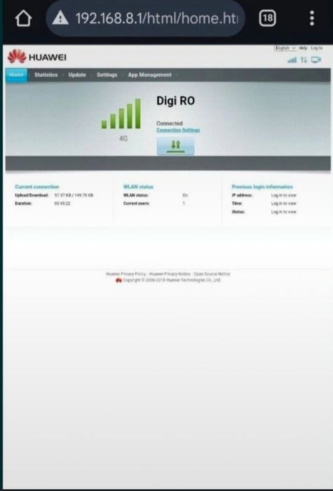 Router Huawei Gigacube B528S-23a LTE 4G Cat.6 Wi Fi 300Mbs Sim-decodat