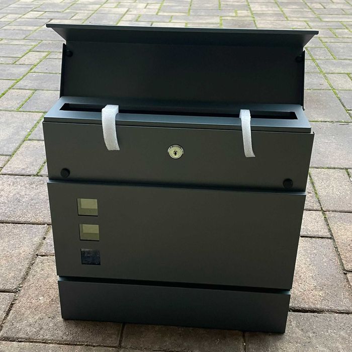 Cutie poștală SONGMICS  suport pentru ziar, capac , închidere cu cheie