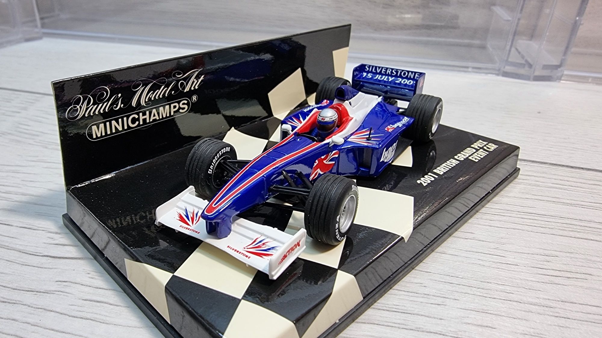 Vand Macheta F1 British Grand Prix 2001, 1:43, Minichamps