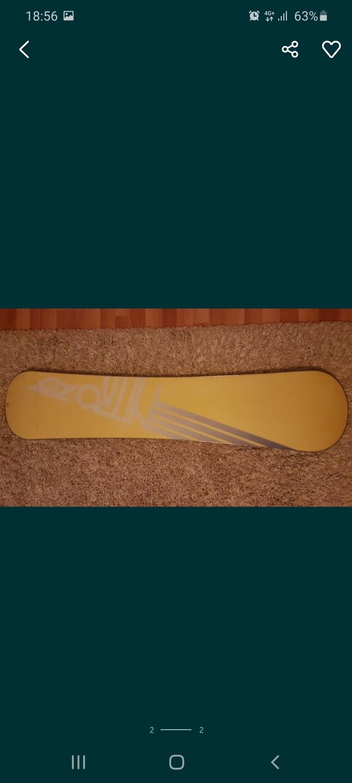 Placa Snowboard NITRO 137 CM