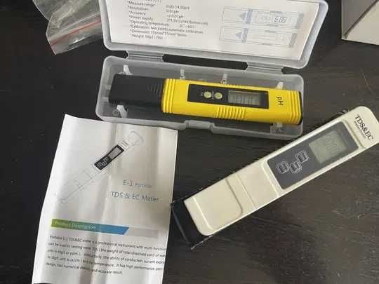 НОВ!Цифров тестер за вода 0.0-14.0 PH 2бр. TDS метър