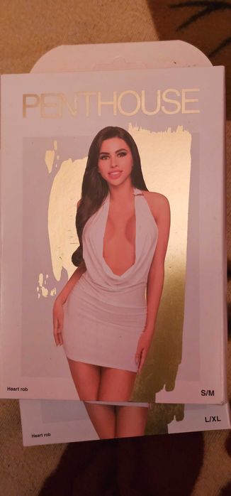 Еротична рокля в черно и бяло