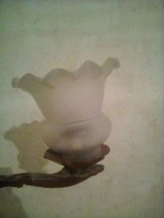 Lustră 2 brate bronz