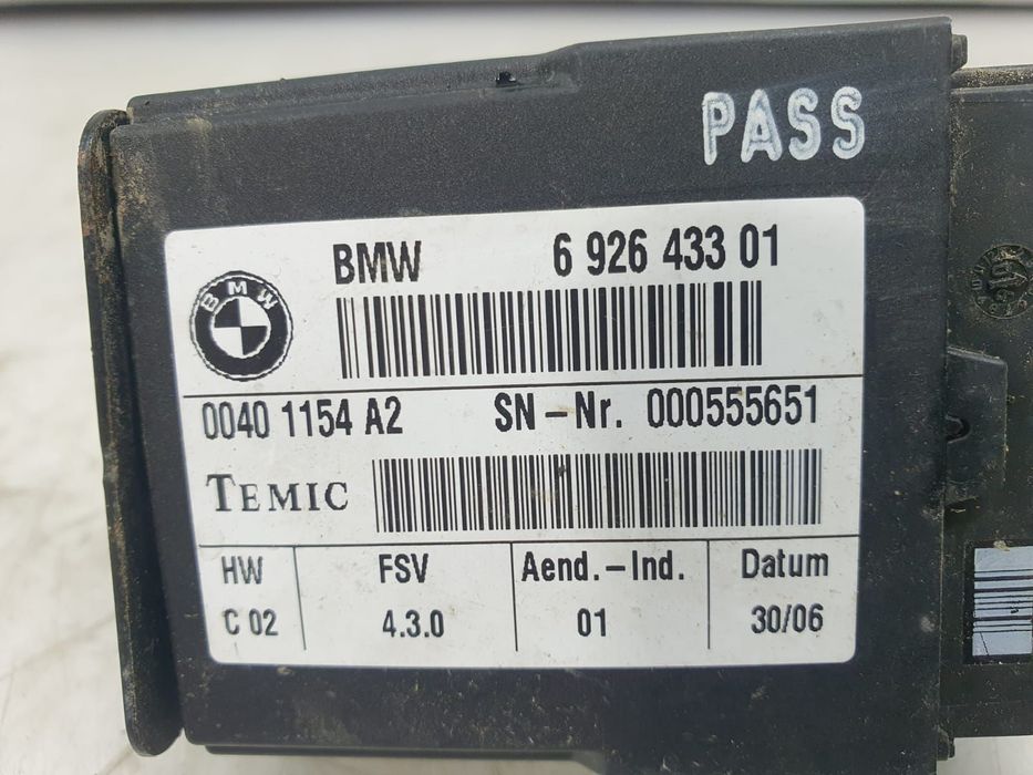 Modul incalzire scaun 692643301 BMW Seria 3 E90/E91/E92/E93  [din 200