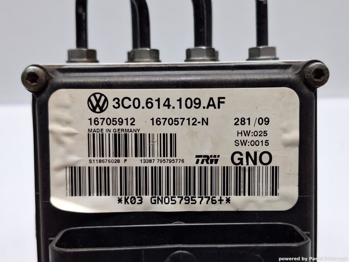 Modul pompa ABS VOLKSWAGEN PASSAT Variant (3C5) [ 2005 - 2011 ] TDI (CBDC) 81KW|110HP OEM 3C0614109AF