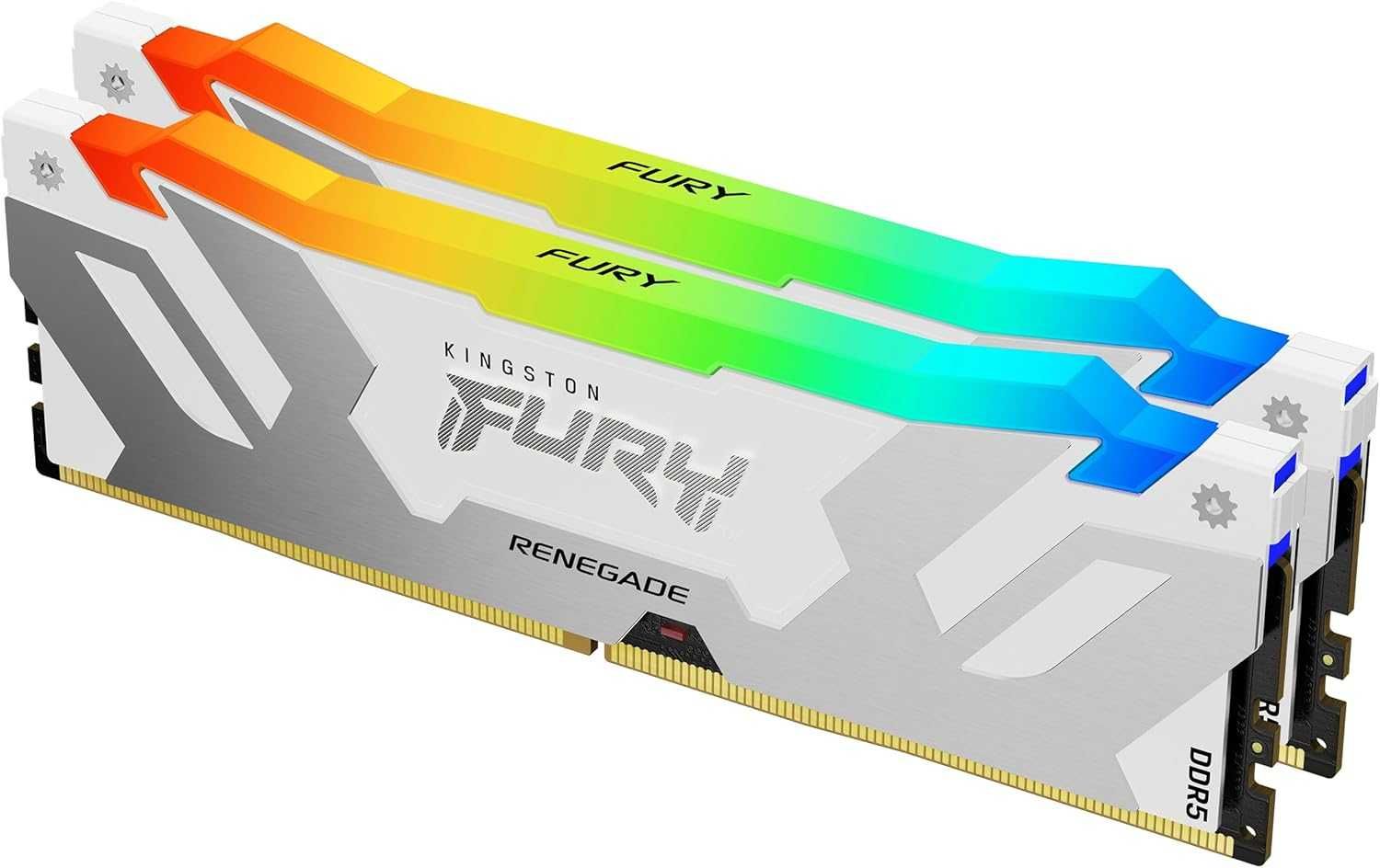 Рам памет  Kingston Fury Renegade WHITE RGB 2x16GB 32GB 7200MHZ DDR5