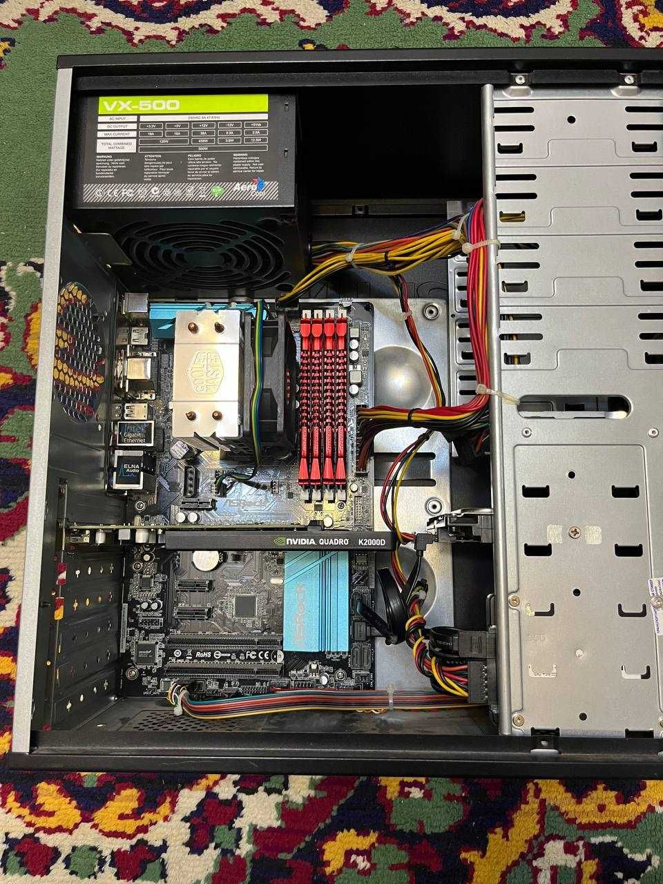 Компьютер: Системный блок I7 4790, DDR3 32gb, Nvidia Quadro K2000D 2gb