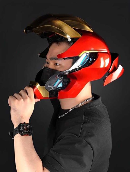 Marvel Моторизирана маска Iron Man Железния човек Гласови Команди 1:1