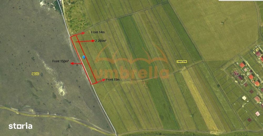 Teren de vanzare intravilan 2.200m² Chinteni