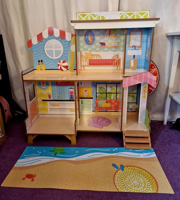 Casuta papusi lemn kid kraft