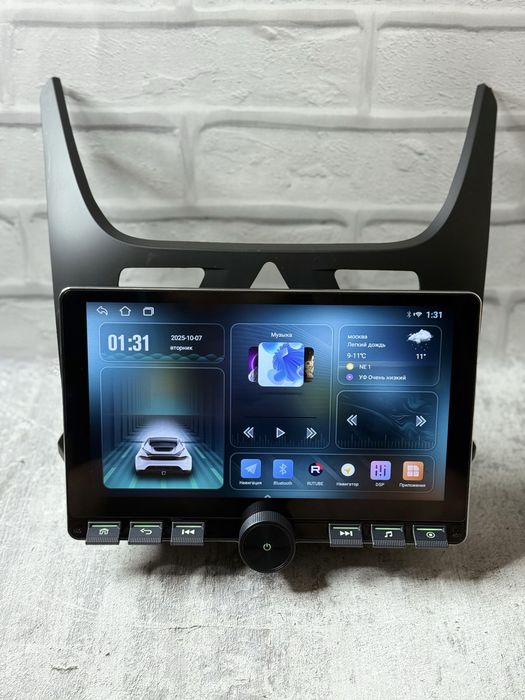 Магнитола для Кобальт янги андроид WiFi CarPlay USB Cobalt uchun