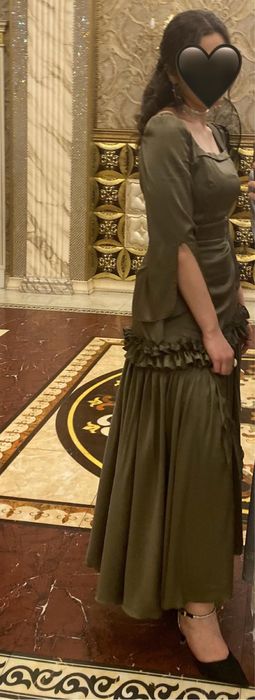 платье миди в винтажном стиле