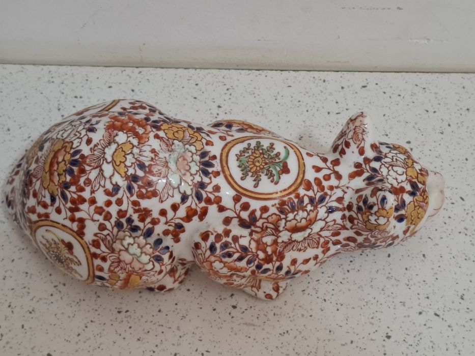 Pisică veche portelan