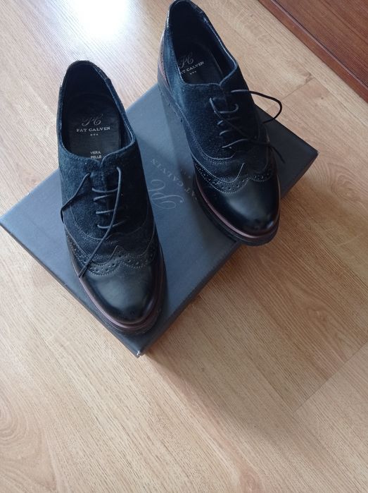 Обувки/оксфорд/Vera Pele Pat Calvin