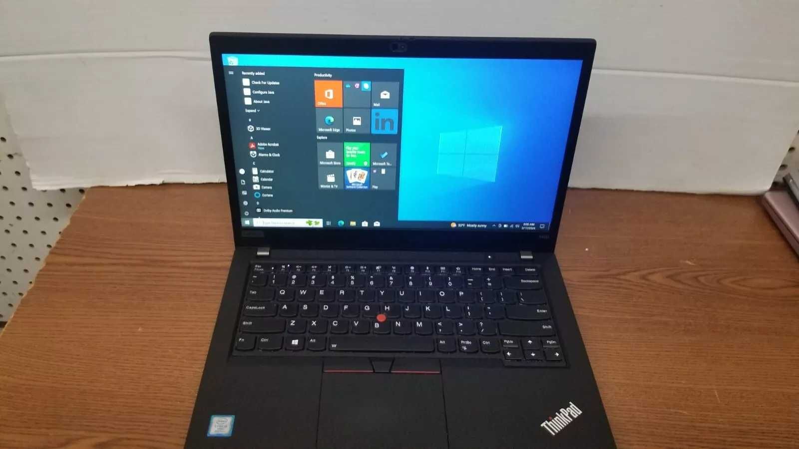 Lenovo ThinkPad T490 14'' FullHD Core I5 10210U RAM 16GB 512GB SSD