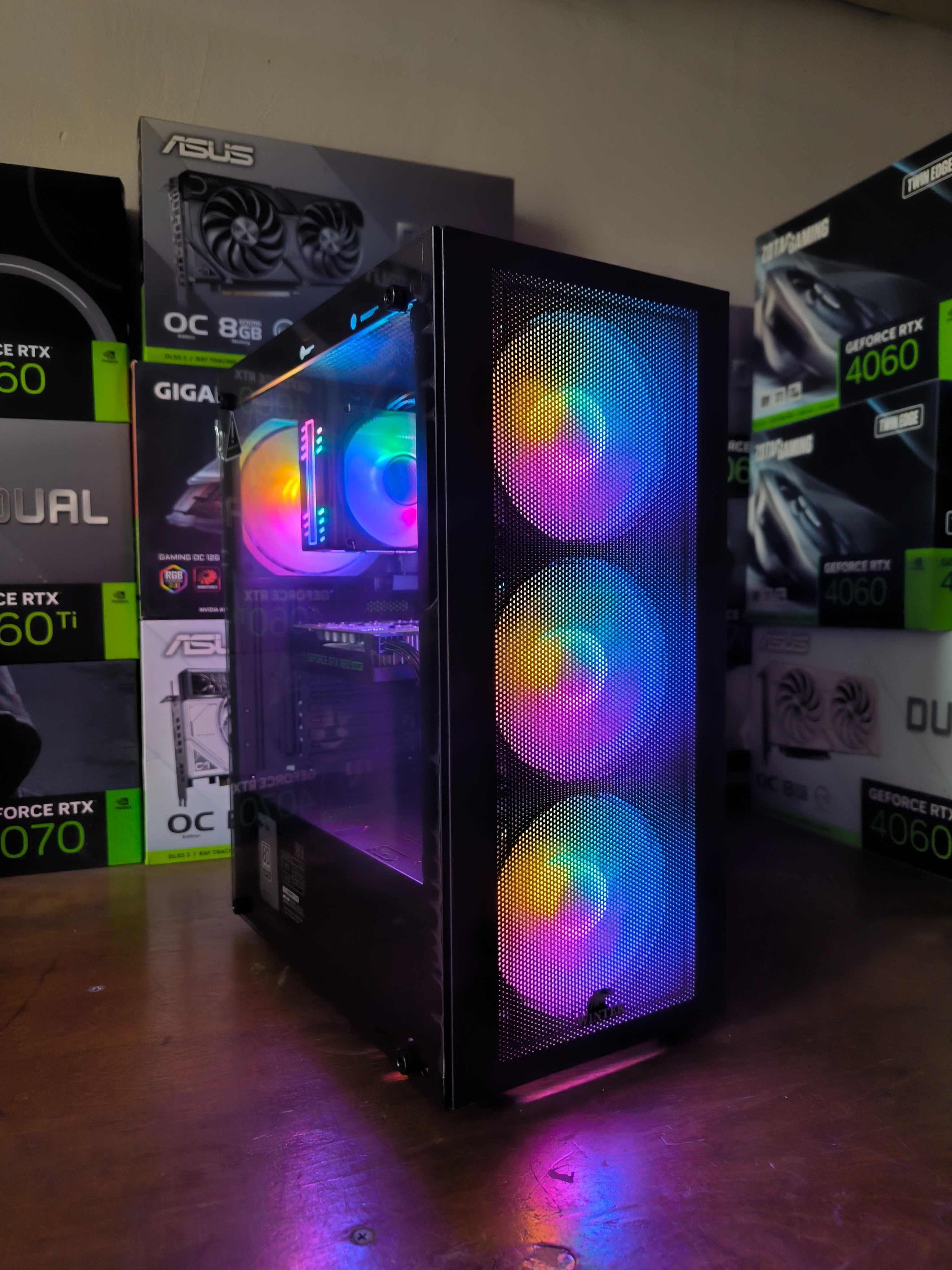 AMD Ryzen 7 3700X до 4400МГц/ GeForce GTX1070 8Гб, DDR4 16Гб SSD 512Гб