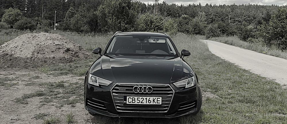 Audi A4, B9, 272 к.с, 2017 г. - Перфектен автoмобил със сменени вериги