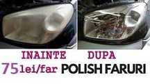 Polish-are faruri autoturisme cu lacuire