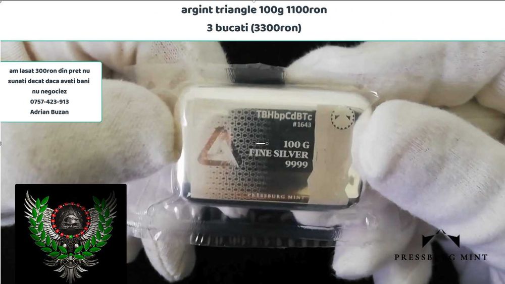 Lingou Lingouri De Argint : Pyramid 9999 | High Quality | 3x100g