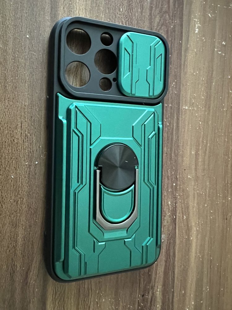 Iphone 13 Pro Case Кейс Калъф С Протектор За Камера и Място за Карта