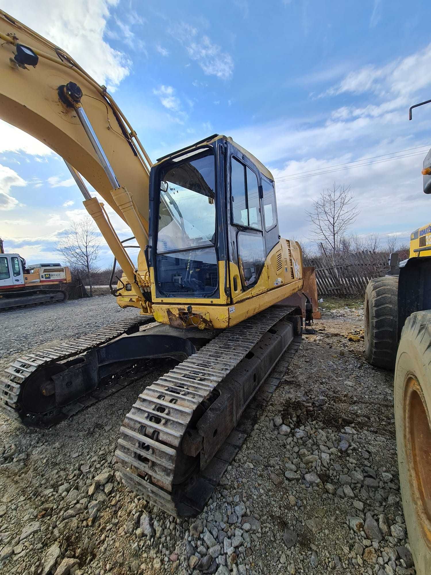 Dezmembrez Excavator pe senile Komatsu PC180