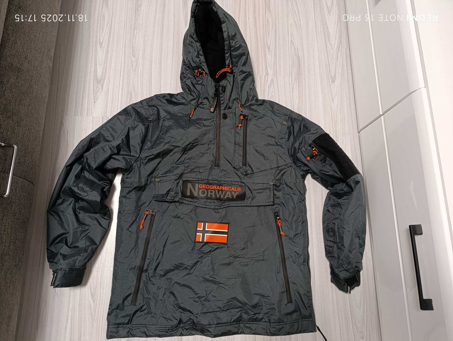 Geographical Norway Barker''оригинално мъжко зимно яке М размер
