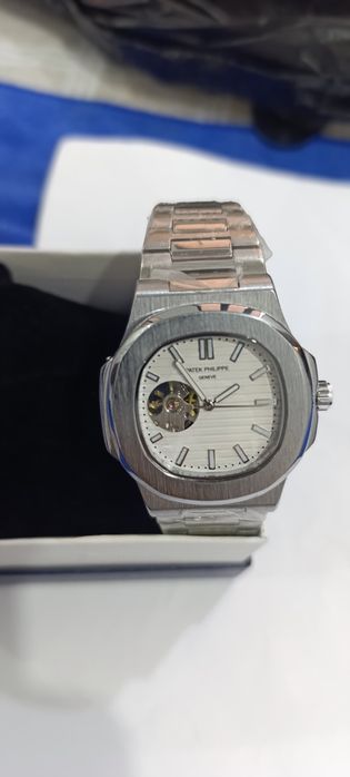 Мужские  часы Бренд PATEK PHILIPPE автоподзавод кожаные ре