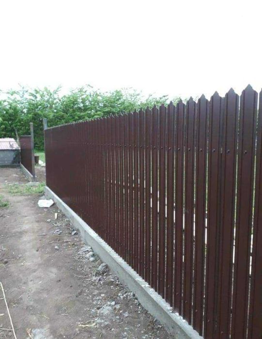 Garduri de diferite modele (jaluzele, sipca metalica, plasa tabla BCA)