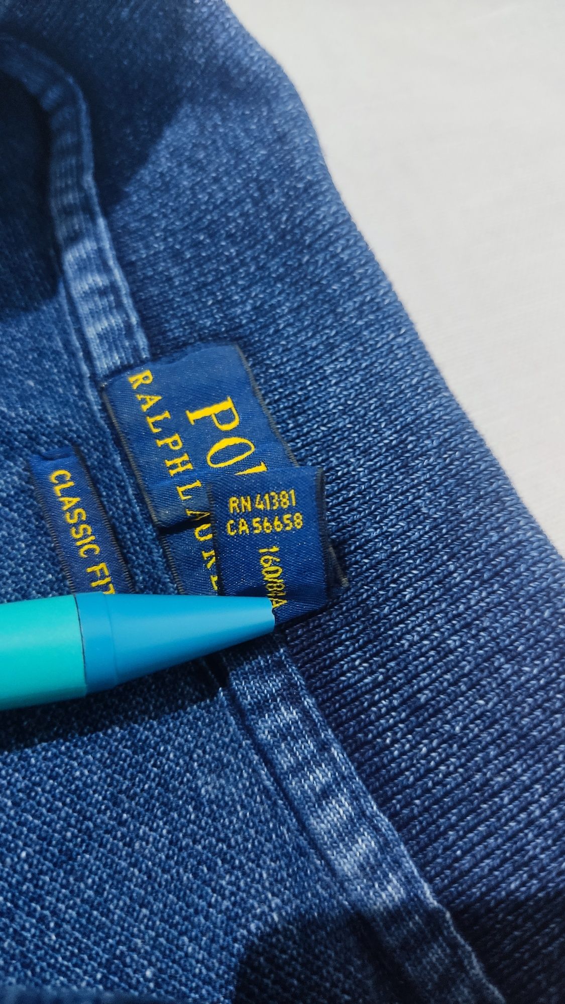 Tricou POLO Ralph Lauren mărimea S bărbat material prespălat vintage