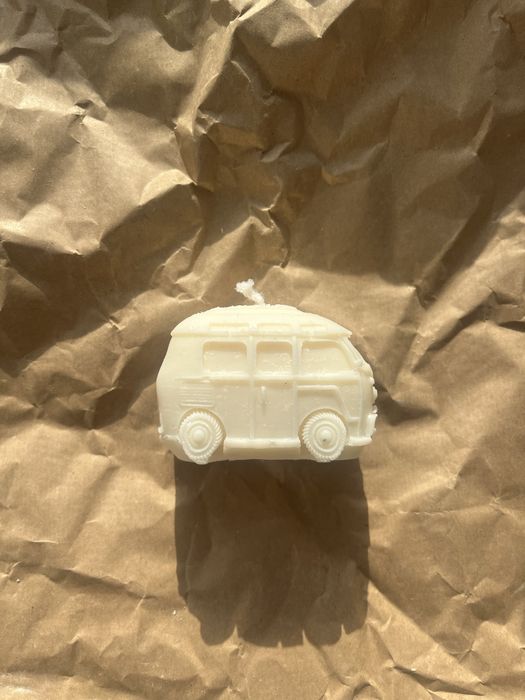 Carusel, minivan, bradut, pitic, cadouri lumanari handmade de craciun