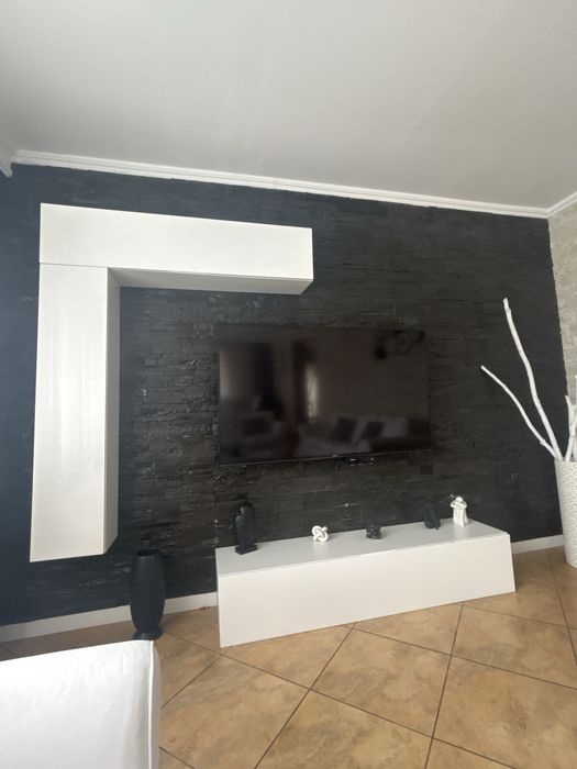 Mobila alba living+masuta cafea