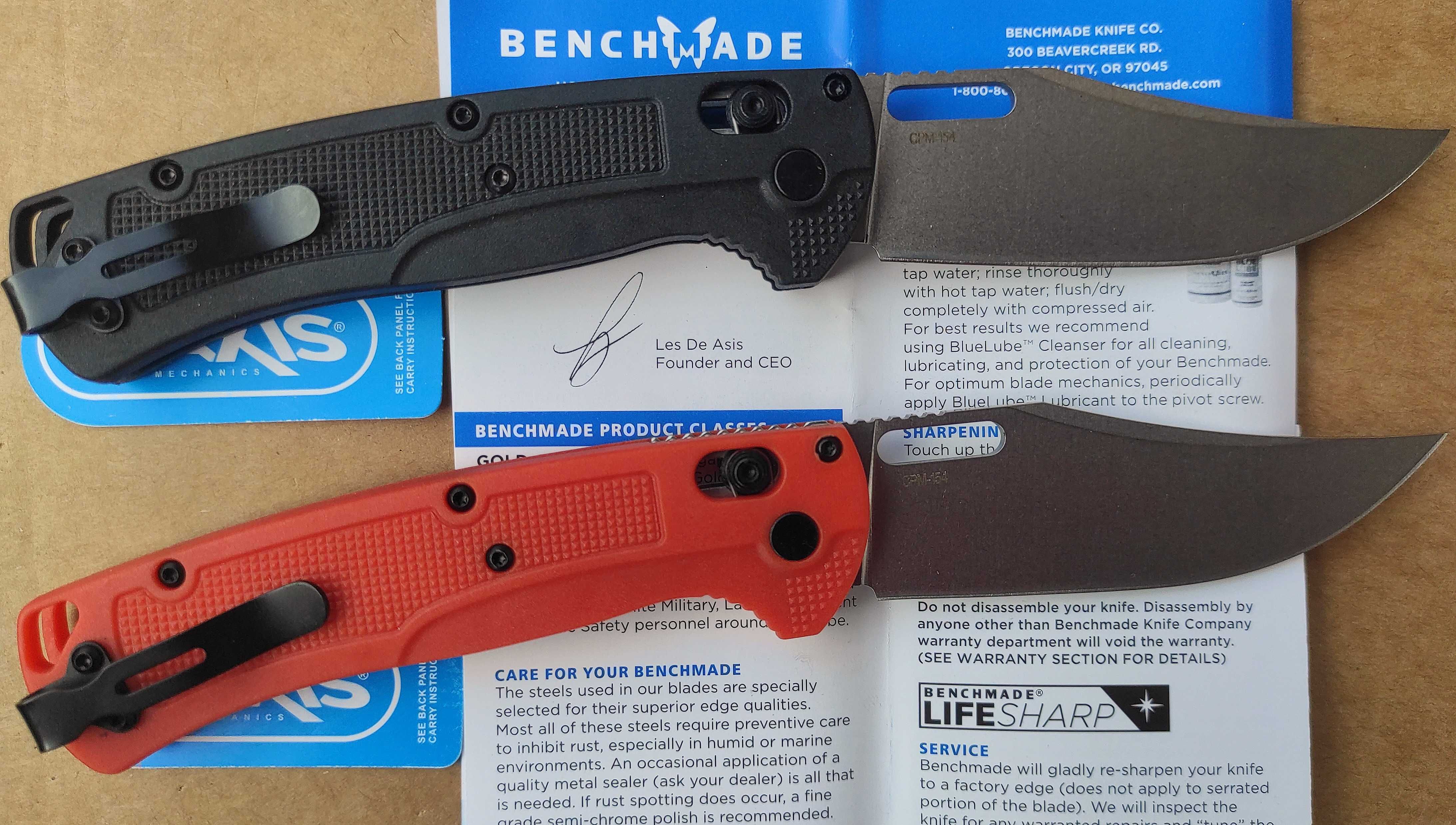 BENCHMADE 15535 Сгъваем нож CPM154