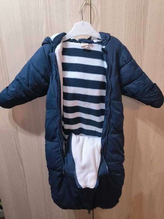Combinezon sac bebeluși, H&M, mărimea 62/68