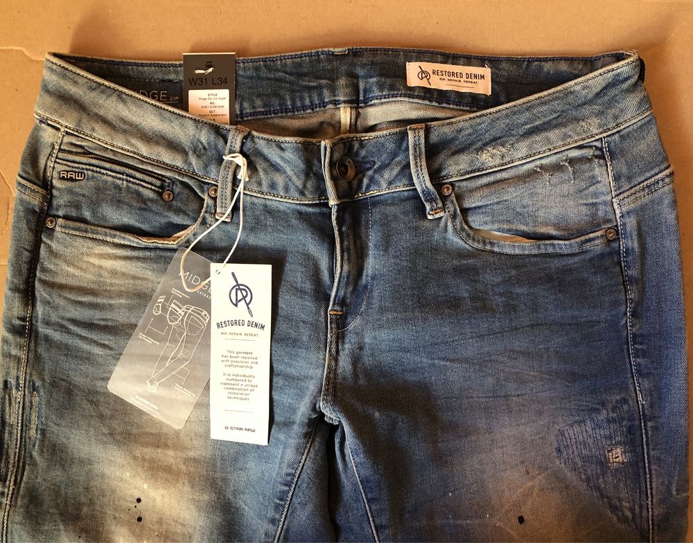 G-Star RAW Midge Zip Low Waist Super Skinny ОРИГИНАЛНИ дамски дънки 30
