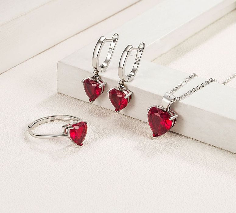 Seturi bijuterii argint 925 Pandora inel cercei colier funda swarovski