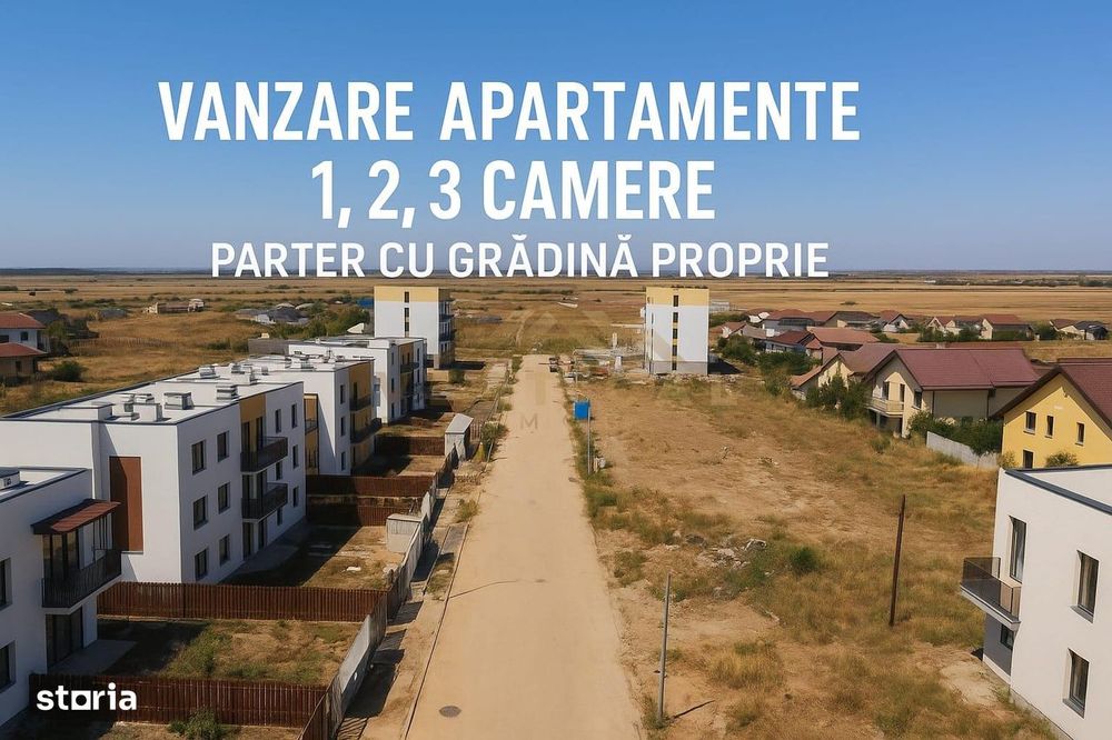 Apartament 2 camere cu gradina - comuna Berceni