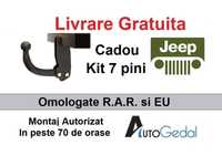 Carlig Remorcare Jeep Grand Cherokee-Omologat RAR EU -Montaj Autorizat