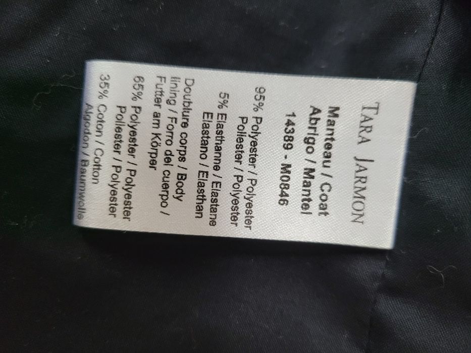 Tara Jarmon pardesiu albastru inchis