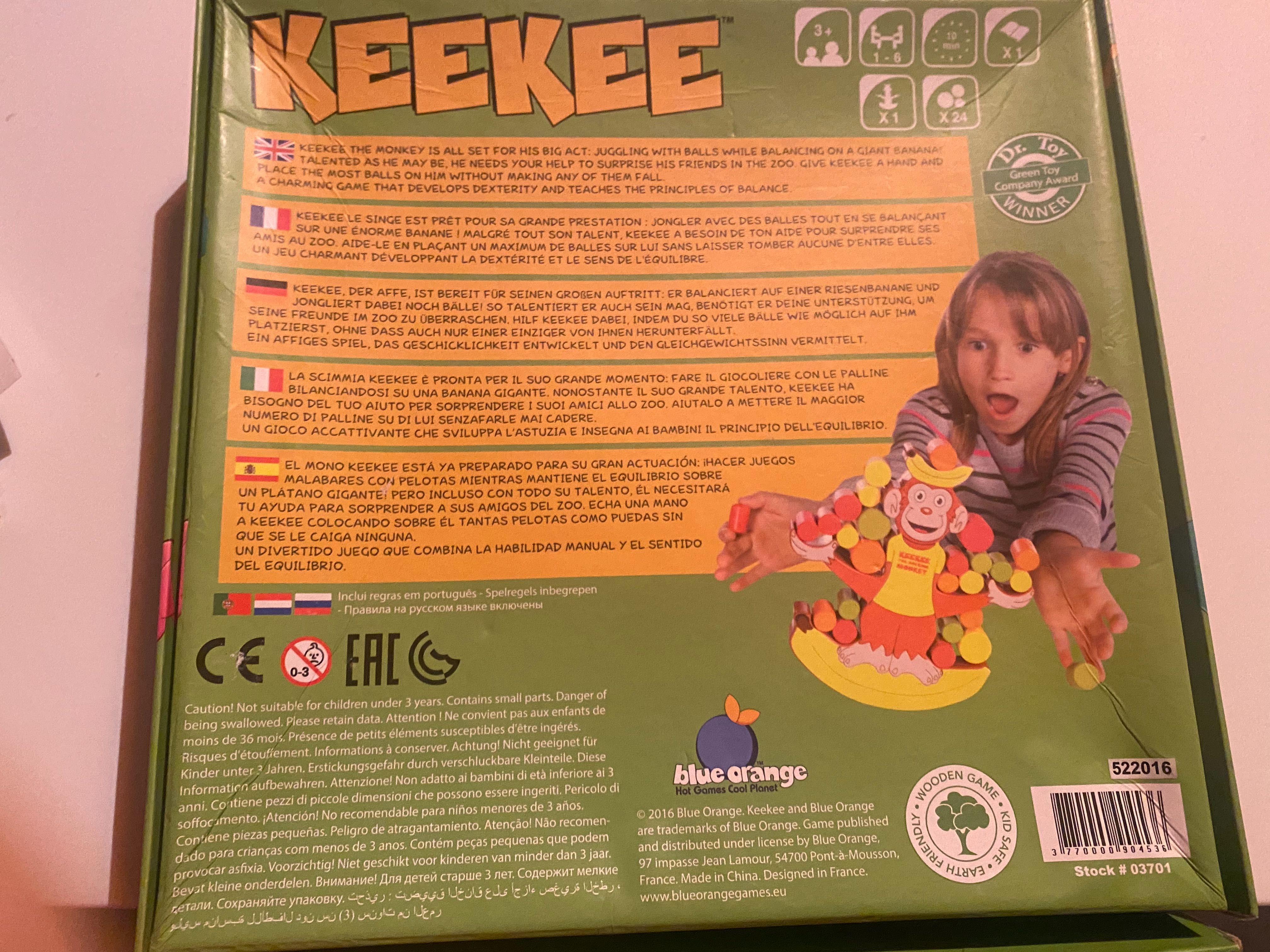 Joc din lemn Keekee pentru copii