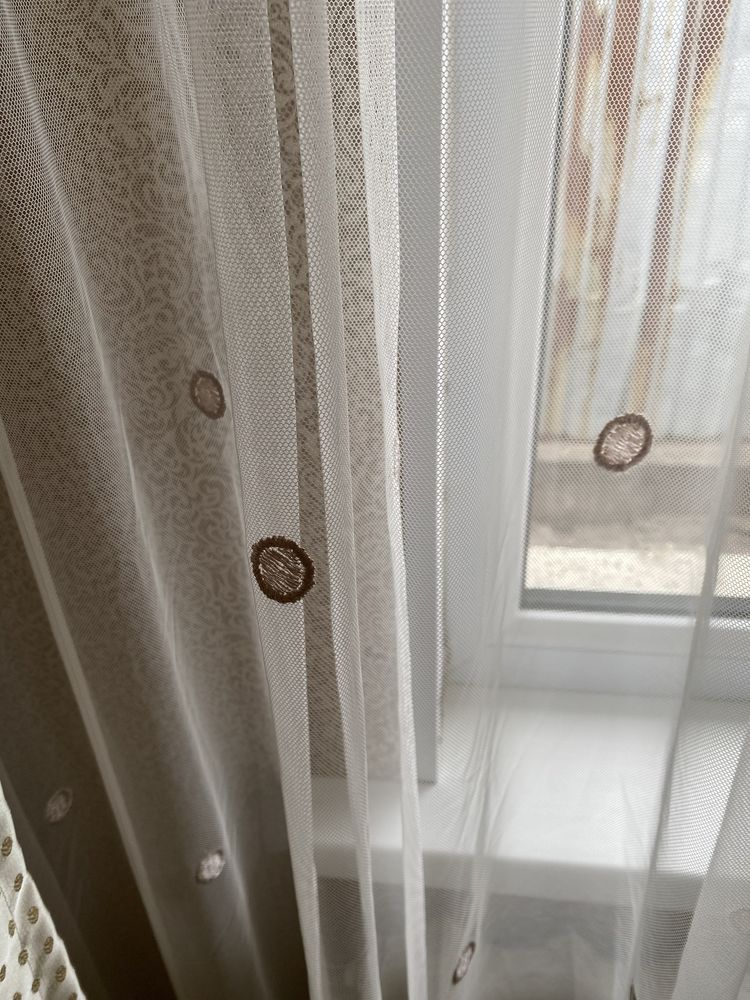 Продам штору теневую и тюль