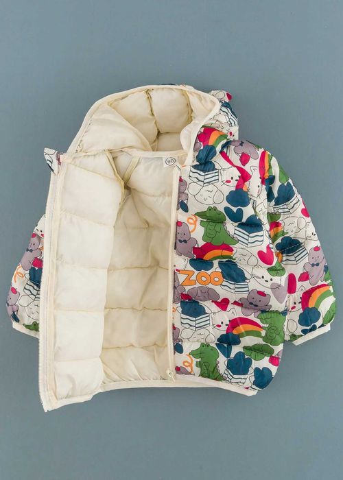 Детско яке с животни, Микс Цвят